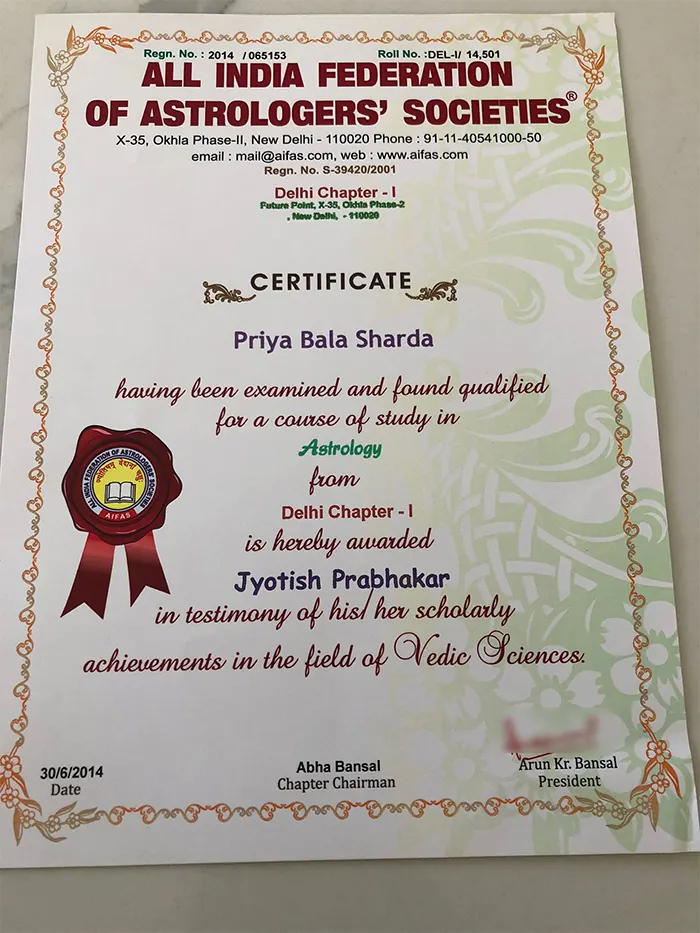 Jyotish Prabhakar